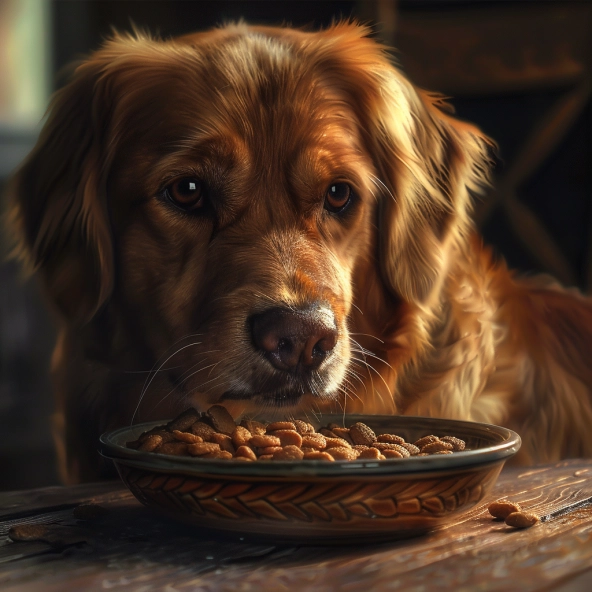 croquette pour chien sénior