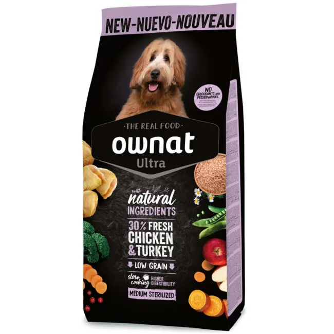 croquettes ownat ultra sterilized medium pour chien adulte strilis 66e84ac73b7dd