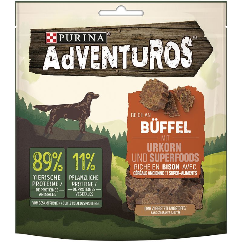 142497 pla adventuros hundesnacks buffalo fr 120g hs 01 4